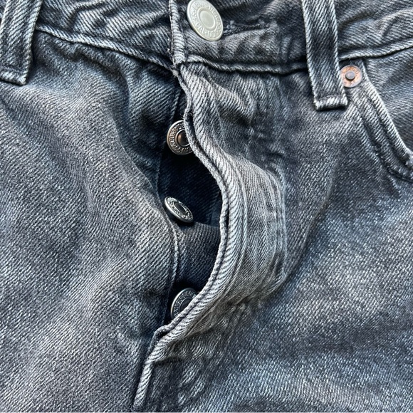 Levi's 501 Big E Denim Shorts Cutoff Distressed Button Raw Hem button fly Sz W28 - Picture 3 of 5